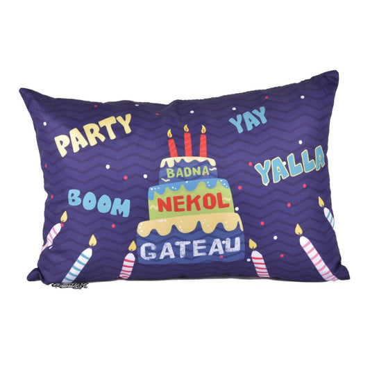 Smile Yalla, Birthday Pillow, Badna Nekol Gateau