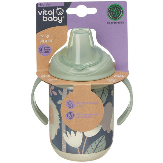 Vital Baby, Hydrate Easy Sipper 350ml - Jungle Glow