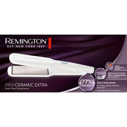 Remington, Pro-Ceramic Extra Wide Plate Hair Straightener
