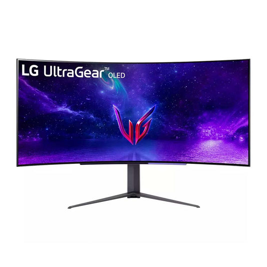 LG, Gaming Monitor 45-Inch UltraGear OLED Curved WQHD With 240Hz Refresh Rate, 45GR95QE-B