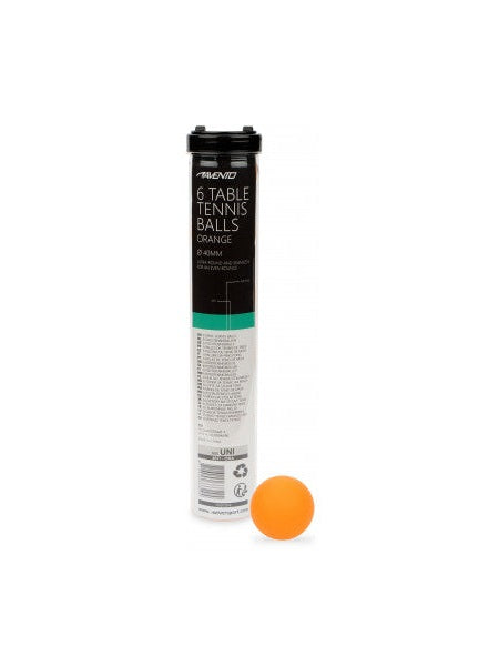 AVENTO 6 TABLE TENNIS BALLS ABS ORANGE