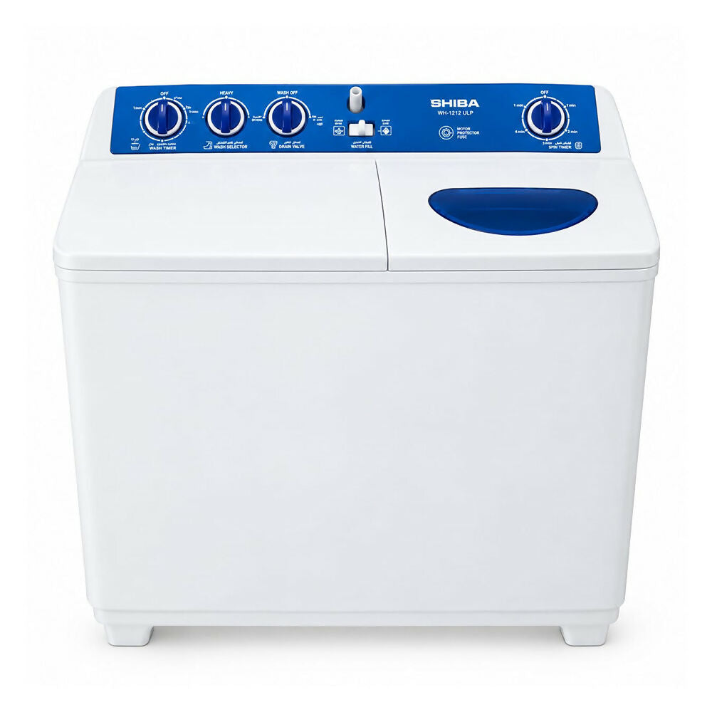 Shiba Twin Tub Washer 12KG - 290W, VH1212ULP