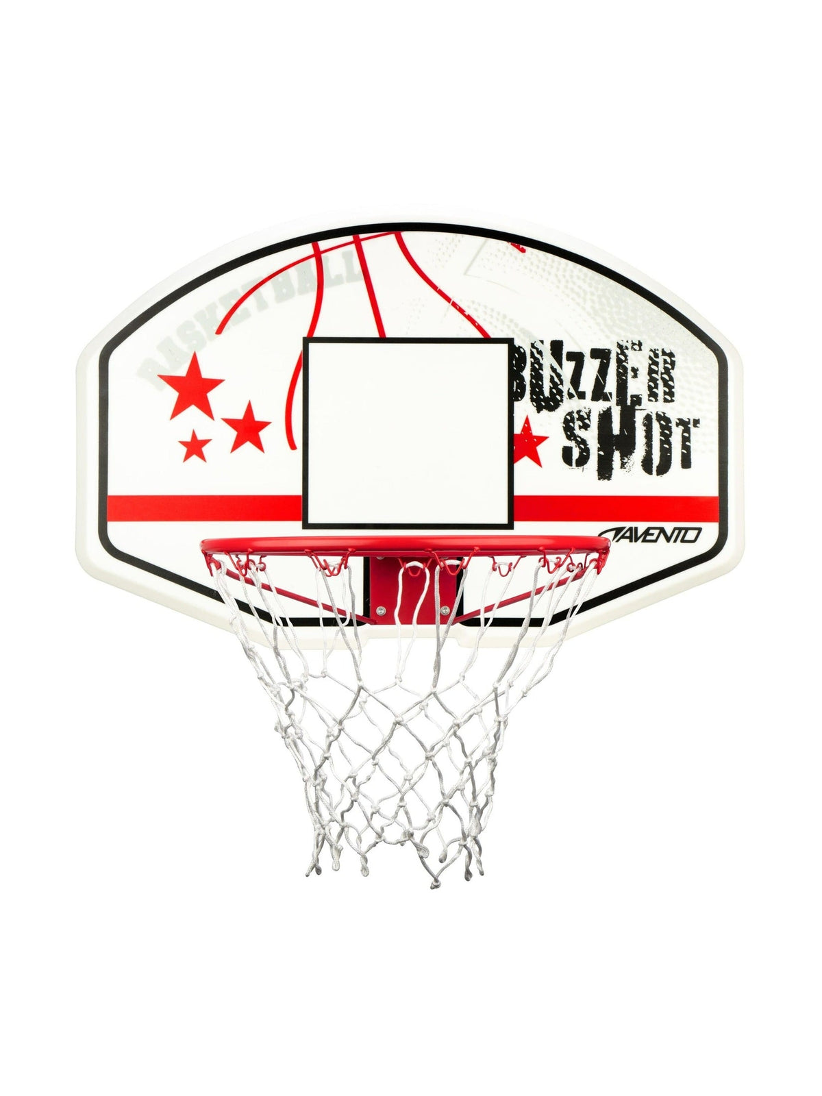 AVENTO BASKETBALL BOARD + HOOP + NET BUZZERSHOT