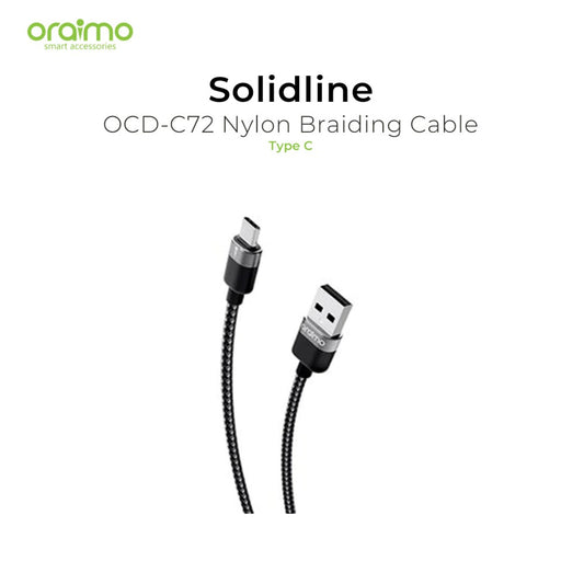 Oraimo, Data Cable Black Ocd-C72 Type-C 1M/3A