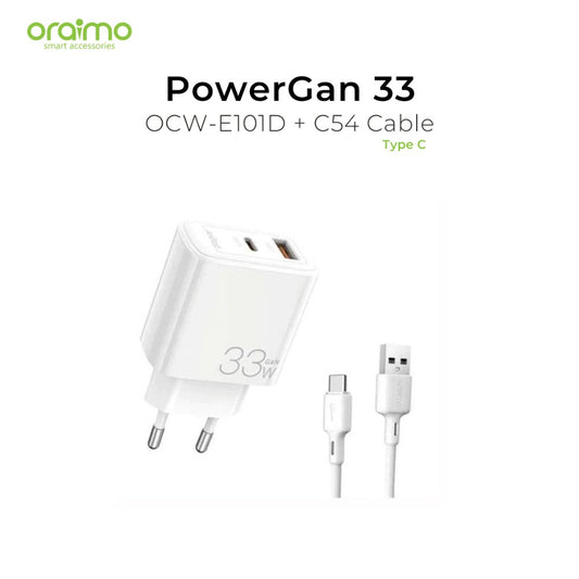 Oraimo, Chargerkit Ocw-E102D+Cc55 White5525 45W