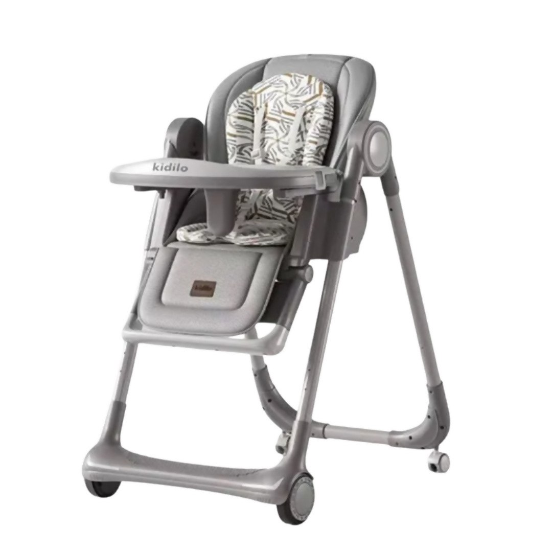 Kidilo KD005 Baby High Chair – Adjustable, Compact & Foldable Feeding Seat