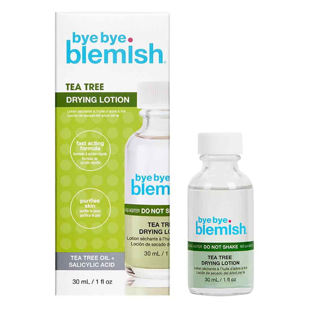 BYE BYE BLEMISH Drying Lotion Tea Tree Oil 1oz Oily Skin