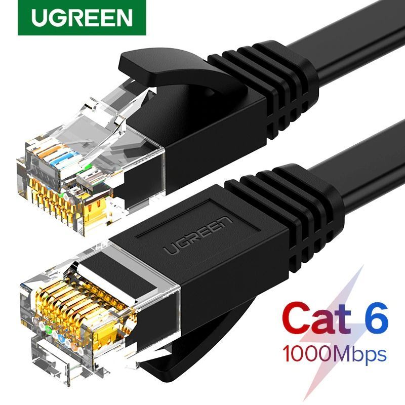 Ugreen, Cat 6 Utp Lan Flat Cable, Available in Different Sizes
