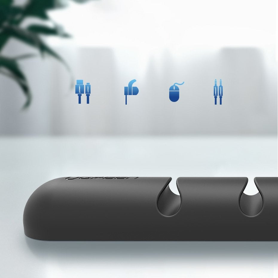 Ugreen, Cable Organizer With 7 Slots Black