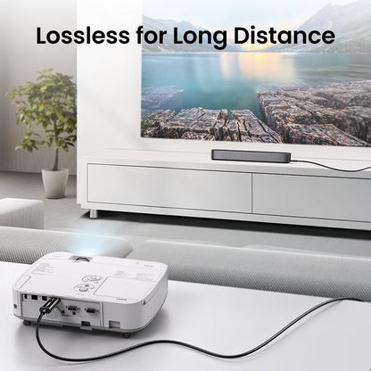 Ugreen, 8K Hdmi 2.1 Male To Male Fiber Optic Cable, Premium Quality, Durable Design & Excellent Flexibility Ugreen Hd141 - 50400 - 50500