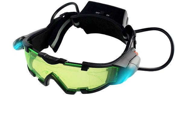 Satzuma, Night Mission Goggles + 2 Powerful Led Beams #NMG-01.