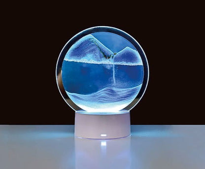 Satzuma, Usb Or Battery Powered Sandscape Light diameter 6 inch #SSL-01.
