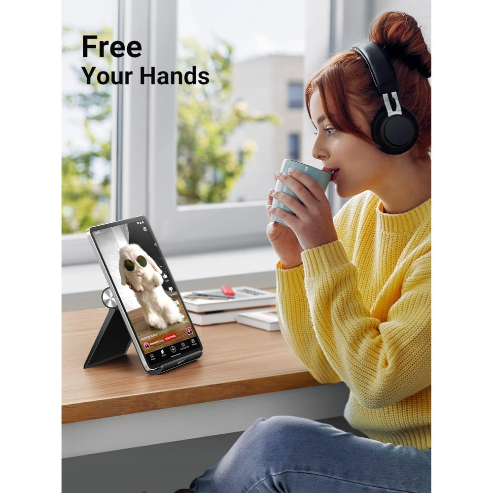 Ugreen, Multi-Angle Phone And Tablet Stand & Foldable Holder, High Quality (Black) Ugreen Lp115 - 50748