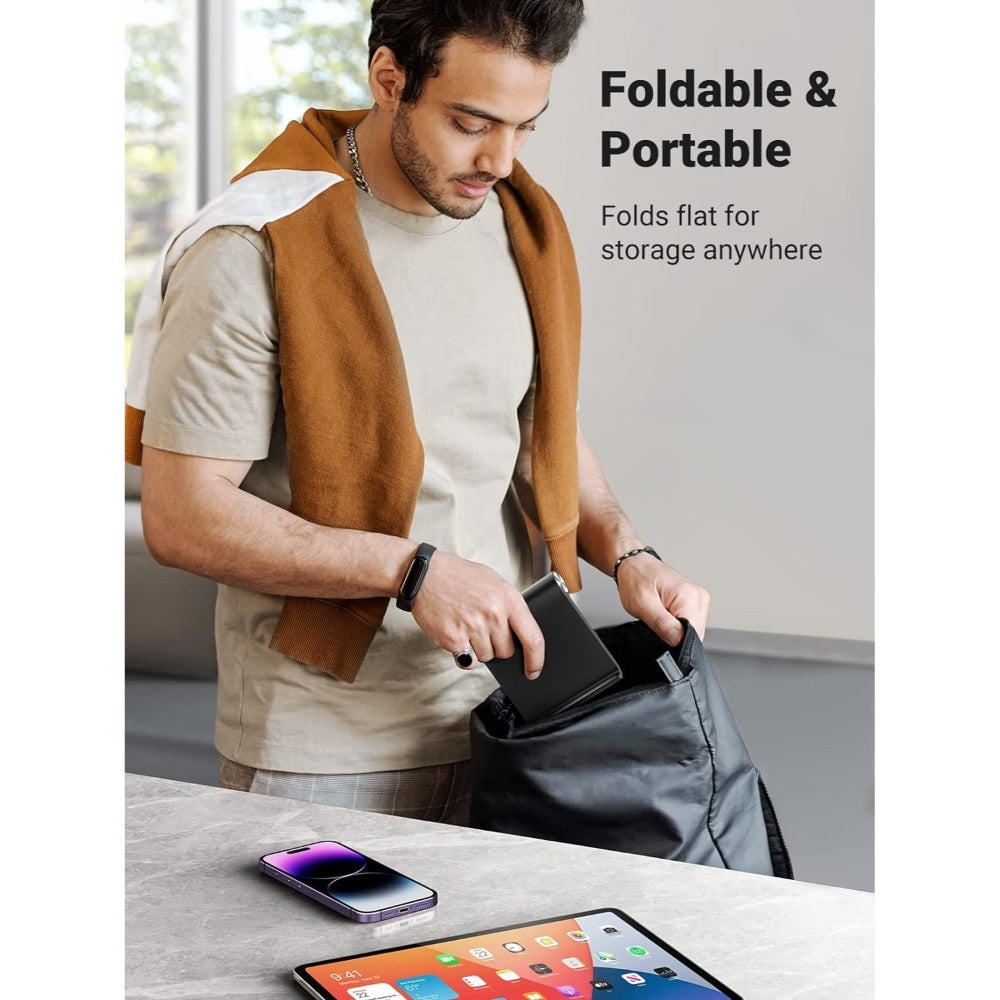 Ugreen, Multi-Angle Phone And Tablet Stand & Foldable Holder, High Quality (Black) Ugreen Lp115 - 50748