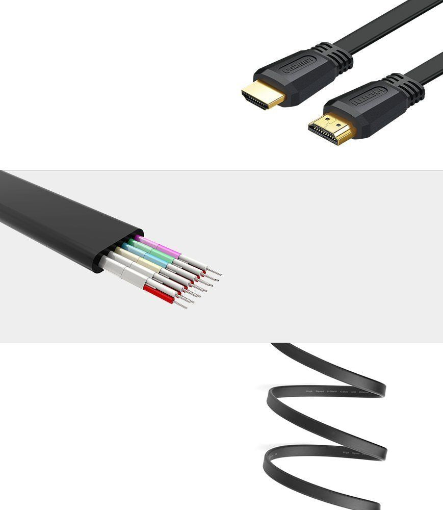 Ugreen, 4K Hdmi 2.0 Flat Cable, Available in Different Sizes