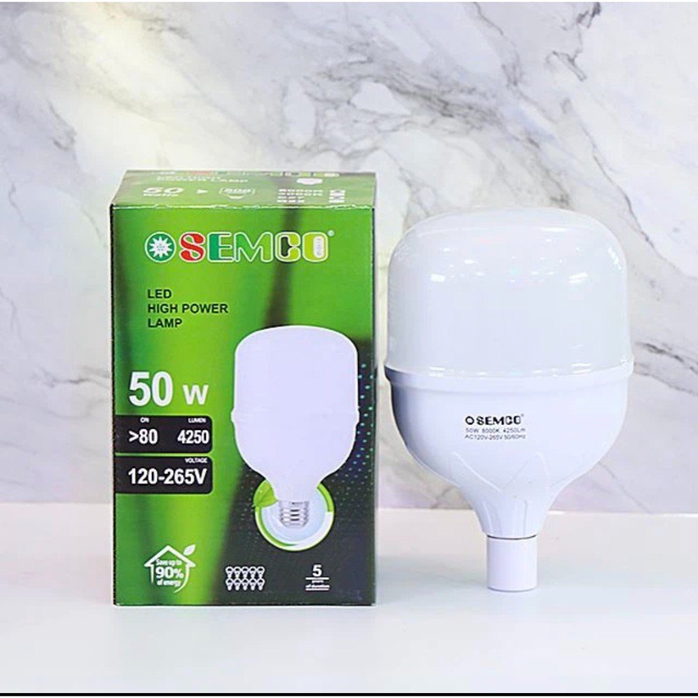 Semco, Led Light Bulb 50W Day Light E27