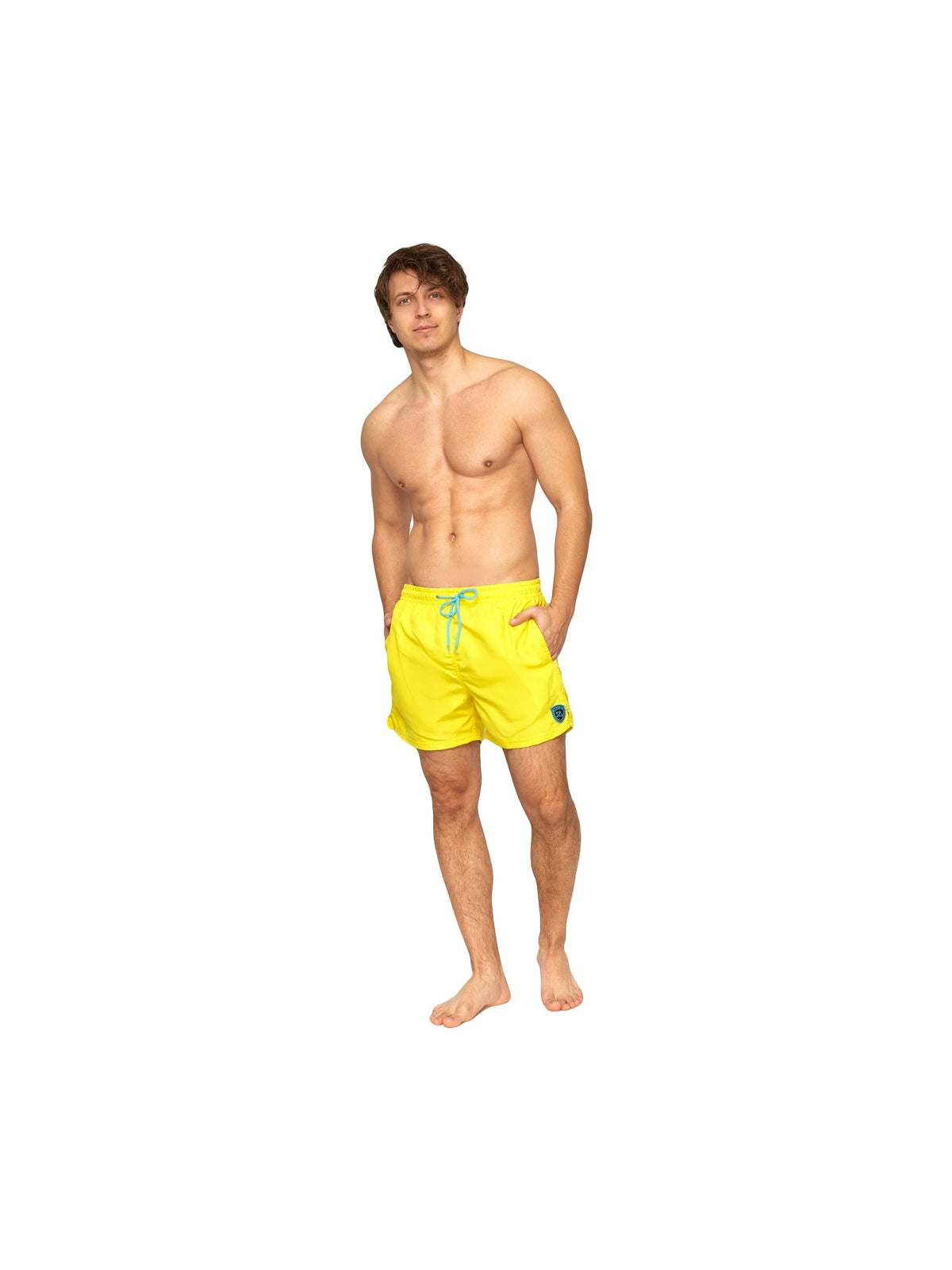 ZAGANO MEN SHORTS 5106-yellow