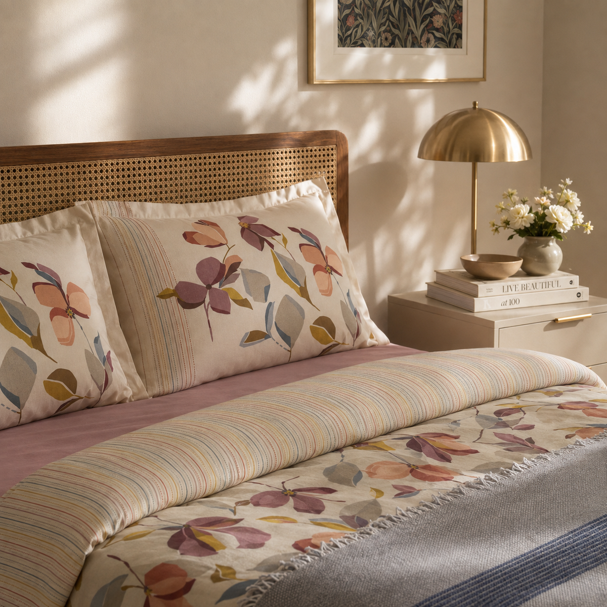 Karaca Home Piko Double Duvet Cover & Blanket Set 200 x 220 cm, 8680214363515