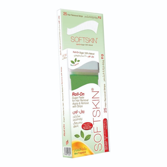 Soft Skin, Sugar Paste Roll With Paper Strips Mint