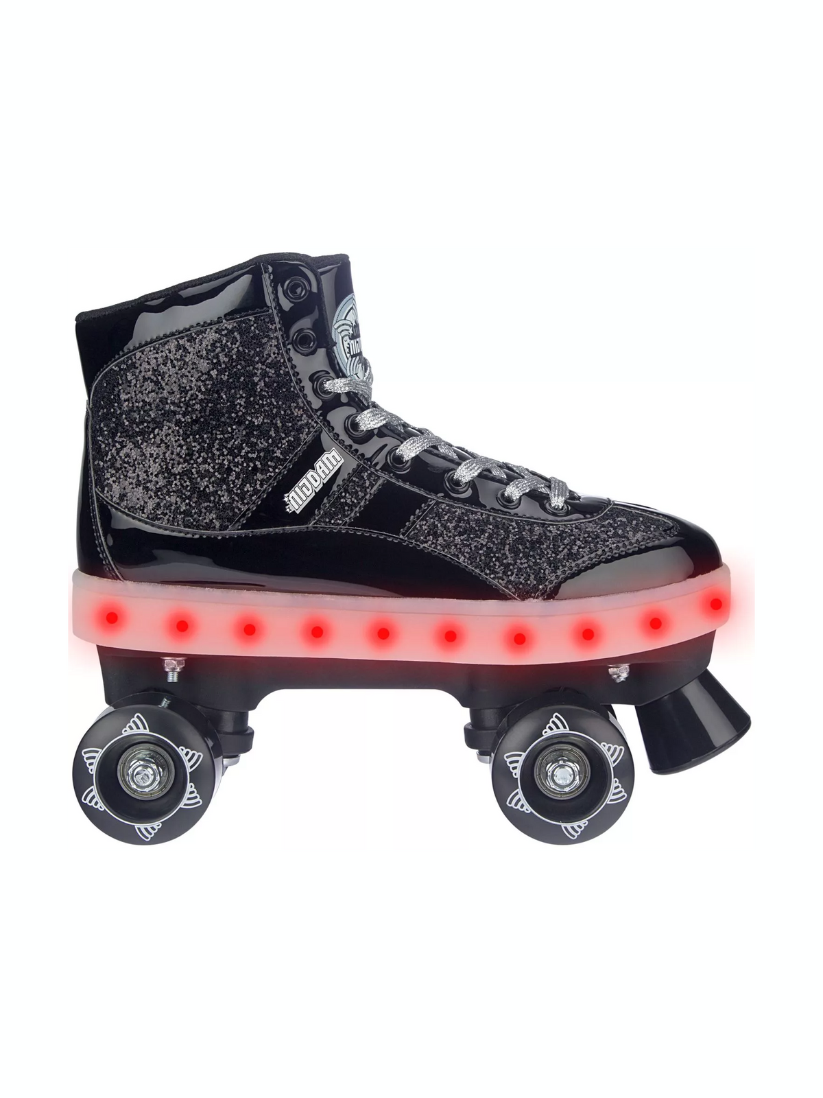 NIJDAM ROLLER SKATES FLASHING  GLITTER AND GLAMOUR
