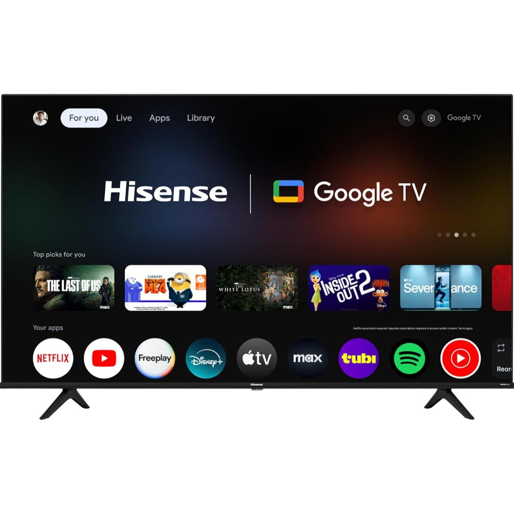 Hisense, 55' 4K Uhd A6500N Series Dled Certified Google Tv