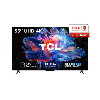 TCL 55-Inch 4K HDR LED Smart Google TV, 55V6C