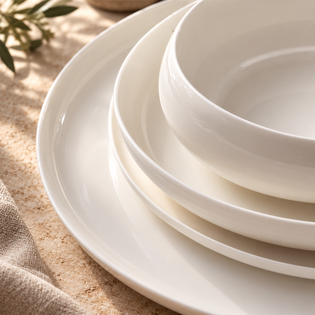 Karaca Earth Collection Clay 55-Piece Dinner Set for 12 People Red Dot Design Award-Winning Dinner Set, 8683650346579