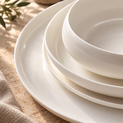 Karaca Earth Collection Clay 55-Piece Dinner Set for 12 People Red Dot Design Award-Winning Dinner Set, 8683650346579