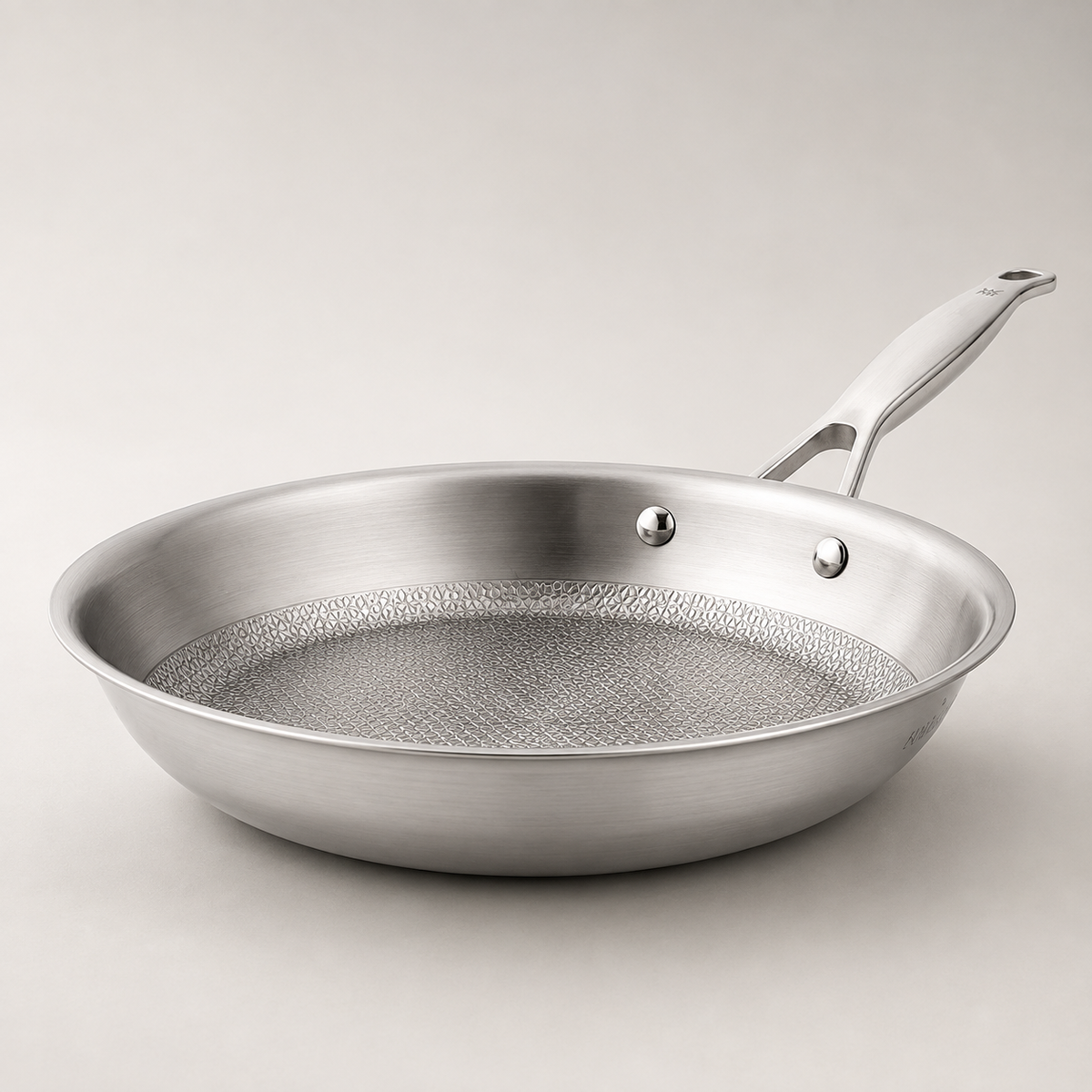 Karaca Powersteel 316+ 3Ply Stainless Steel Induction Frying Pan 30 cm, 153.03.08.0559
