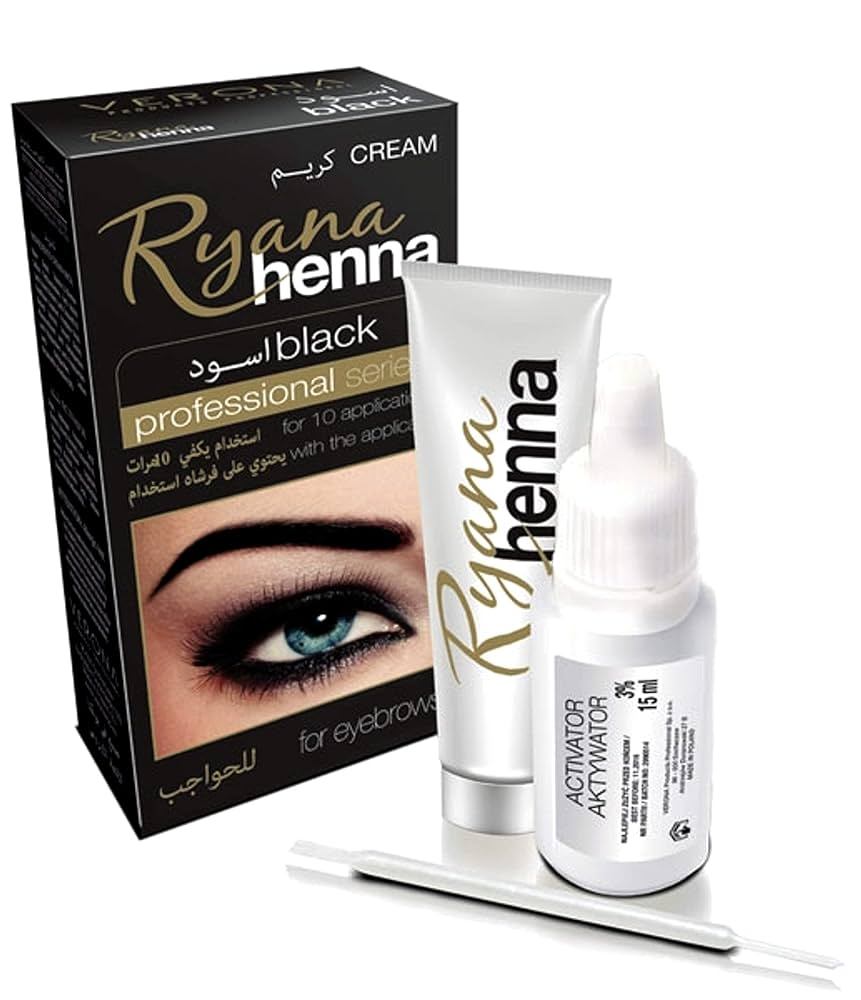 Ryana, Eyebrow Henna Black, 30ML
