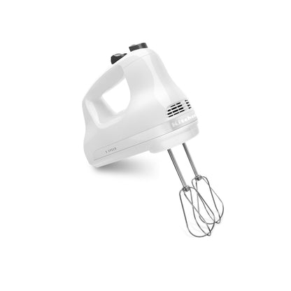 Kitchen Aid 5 Speed Hand Mixer [White], 5KHM5110EWH