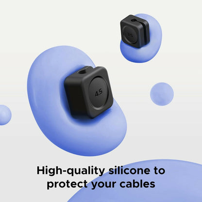 UGREEN Magnetic Cable Organizer - Desktop Cord Holder with 6 Silicone Clips & 6N Strong Magnets for Charging Wires - LP987 45097