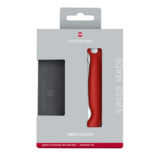 Victorinox Cutting Board Picnic Knife Set [Red], 6.7191.F1