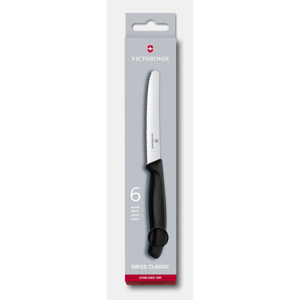 Victorinox Swiss Classic Tomato and Table Knife Set, 6 pieces, 6.7833.6