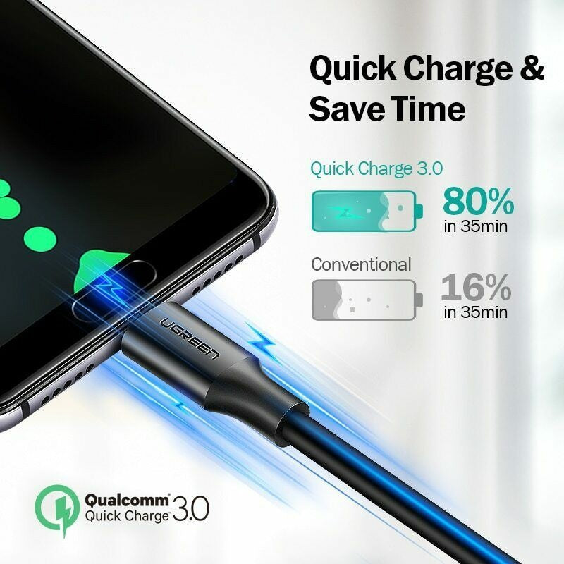 Ugreen, Usb To Usb-C 5V/3A Fast Charge & Data Cable 1M Ugreen Us287 - 60121