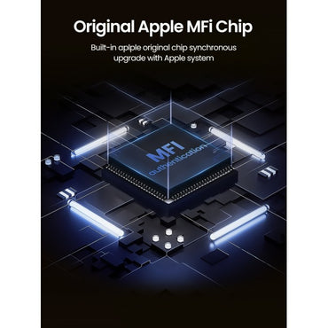 Ugreen, Mfi, Apple Certified 1.5M Cable Usb To Lightning 5V/2.4A - Nylon Braided & Aluminum Body Ugreen Us199 - 60157