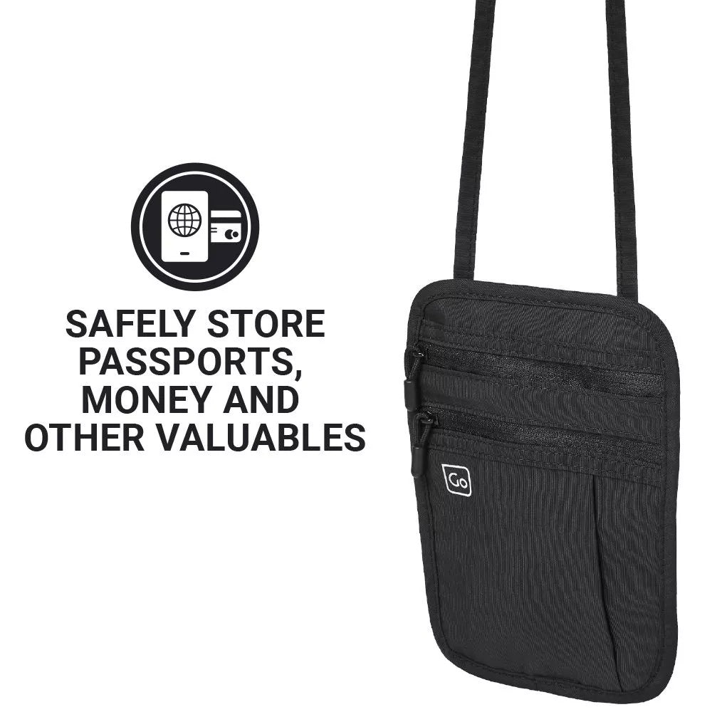 Go Travel, Classic Passport Pouch Black