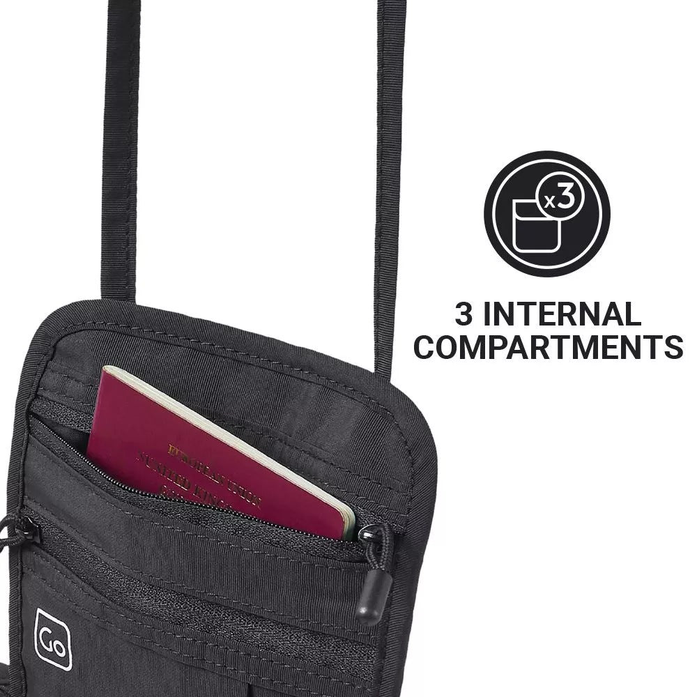 Go Travel, Classic Passport Pouch Black