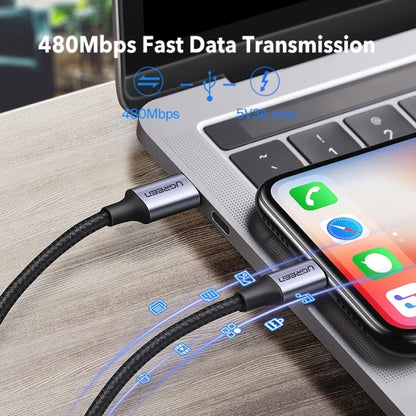 Ugreen, Mfi, Apple Certified 1M Cable Usb-C To Lightning Nylon Braided & Aluminum Body Ugreen Us304 - 60759