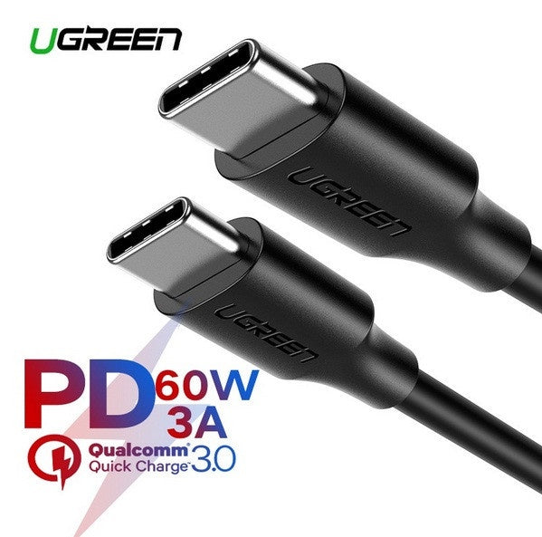 Ugreen, Usb-C To Usb-C Pd60W Fast Charge & Data Cable 3M Ugreen Us286 - 60788