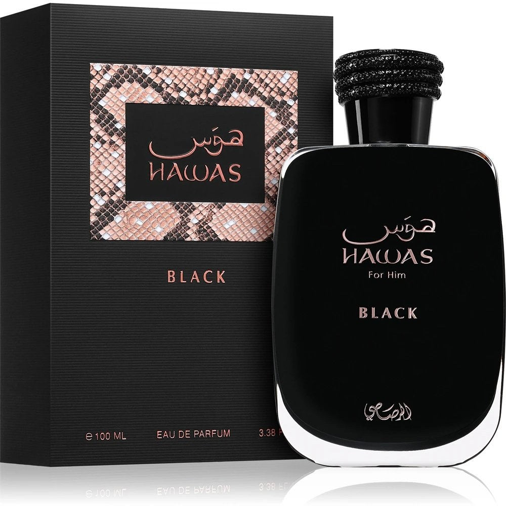 Rasasi, Hawas Black Eau De Parfum Pour Homme - 100Ml
