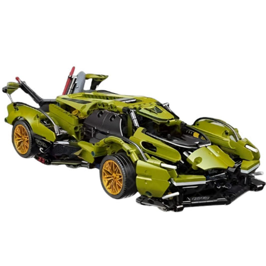 Green Lego Racing Car6243