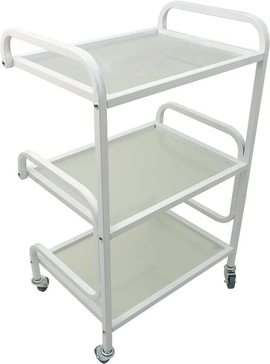 La Perla Tech, Professional Heavy Duty Glass Trolley Cart With 3 Layers Of Glass Shelves, 6295221200120