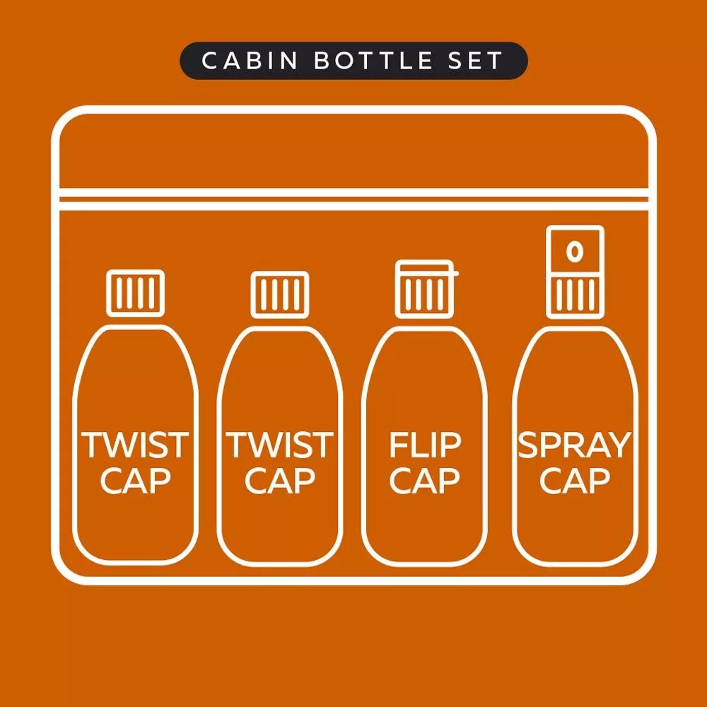 Go Travel, Cabin Bottles Set