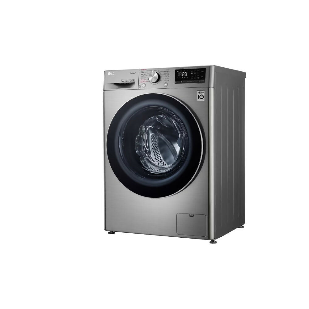 LG Washer Vivace 9KG, 1400RPM [Silver - Black Door], WV4149PVG