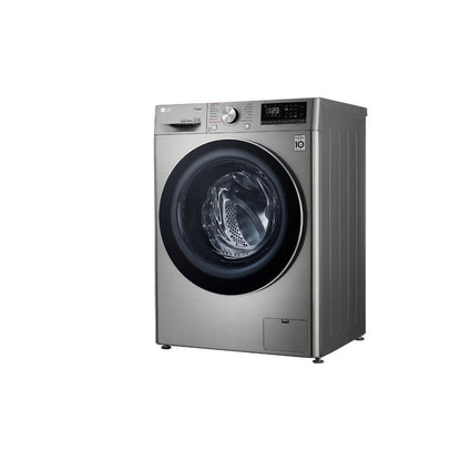 LG Washer Vivace 9KG, 1400RPM [Silver - Black Door], WV4149PVG