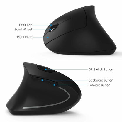 Havit, MS550GT Wireless Vertical Mouse with ergonomic design Black