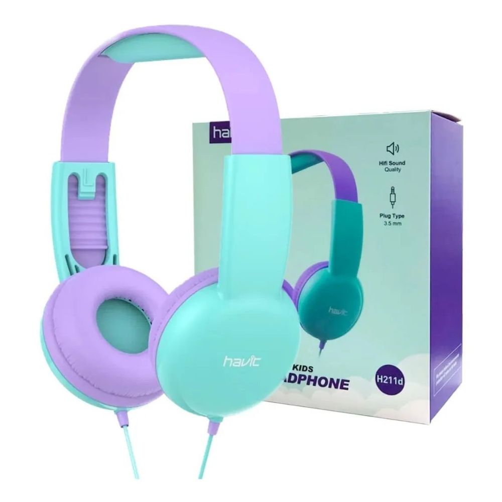 Havit, H2262D Wired Headphone, Available In Different Colors