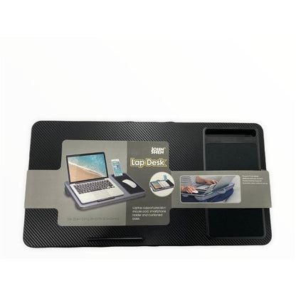 Memoris Precious, Home Office Lap Desk with Device Ledge, Mouse Pad, and Phone Holder 575x305x55cm SN001205 Black
