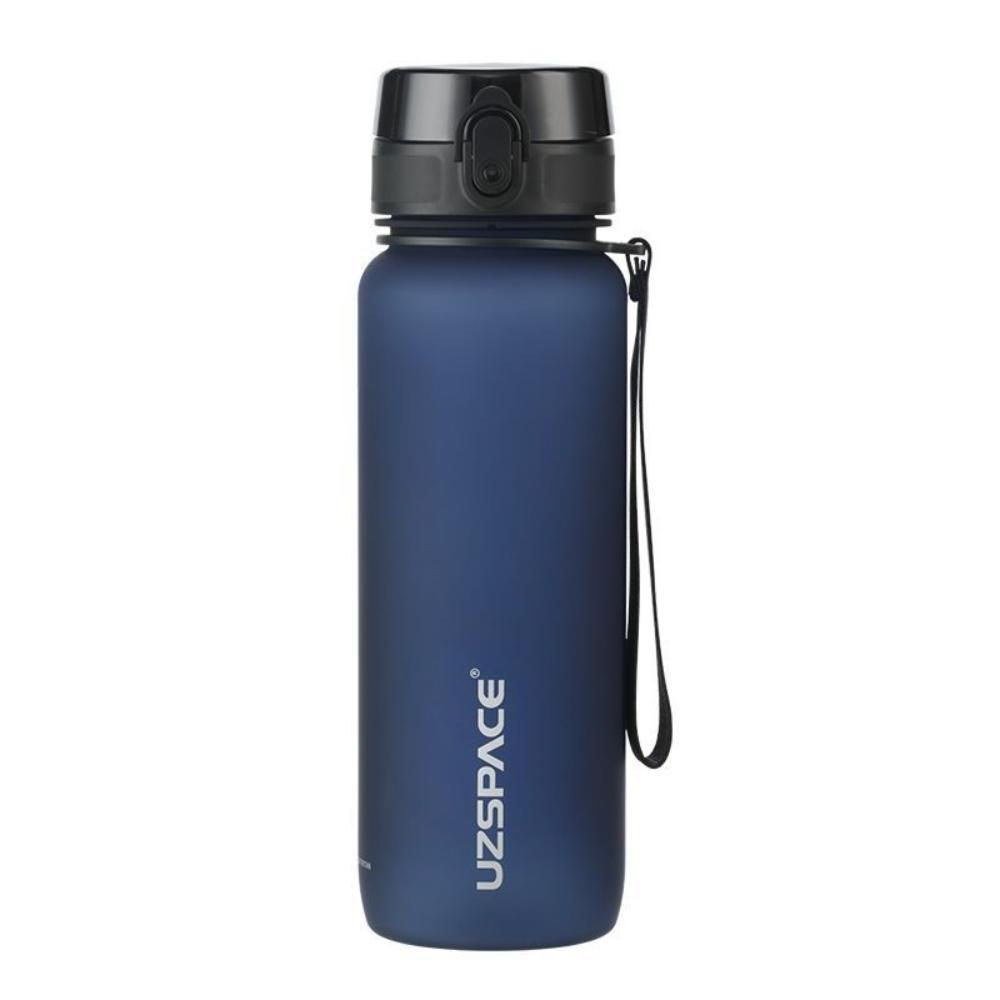 Uzspace Plastic Water Bottle Colorful Frosted 800Ml Tritan BPA Free #3053 Dark Blue , 6955482332252